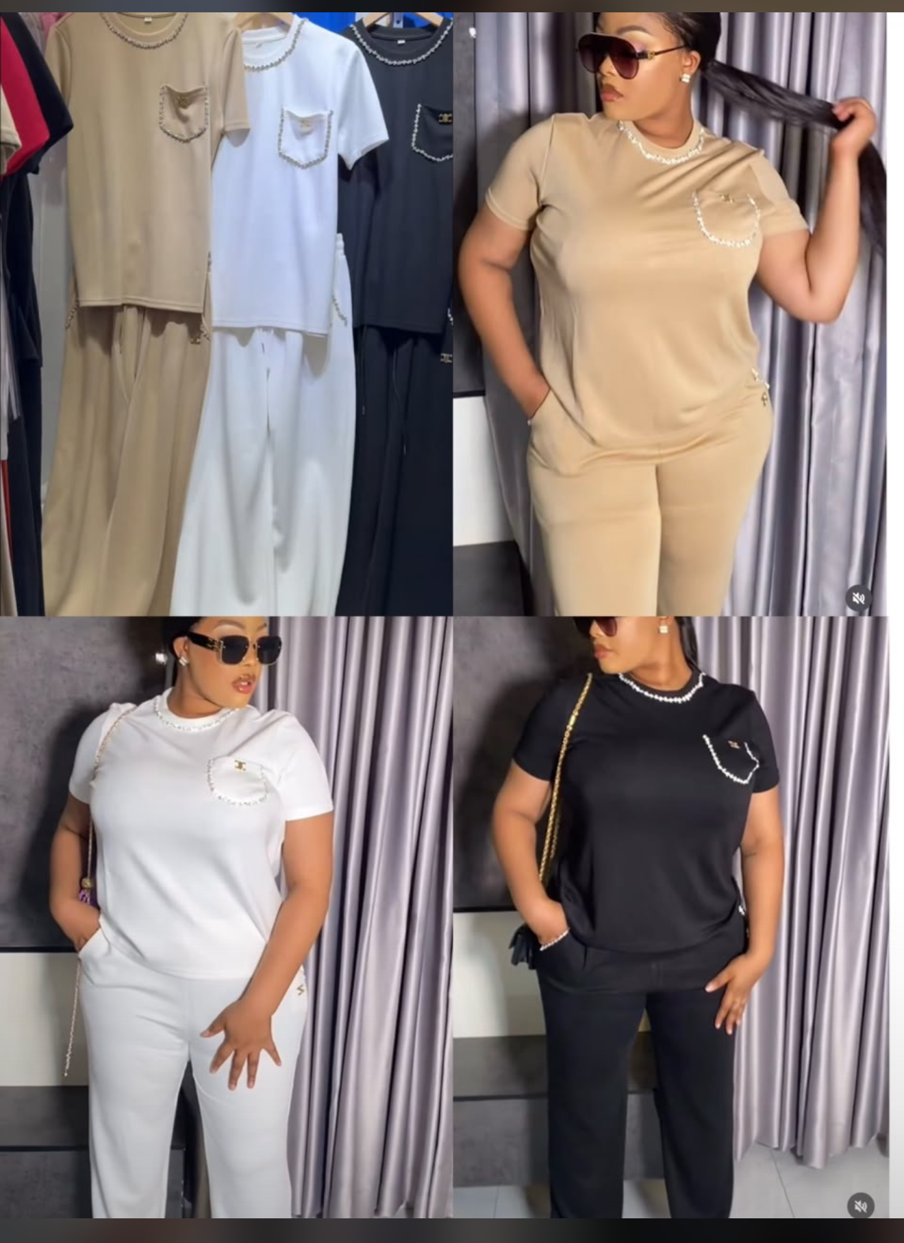 ✨ Women’s Casual 2-Piece Short Sleeve Set