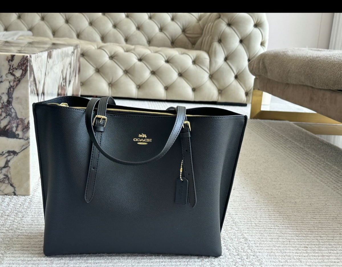 Large Black Everyday Tote Bag