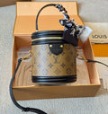 Cylindrical Bucket Handbag
