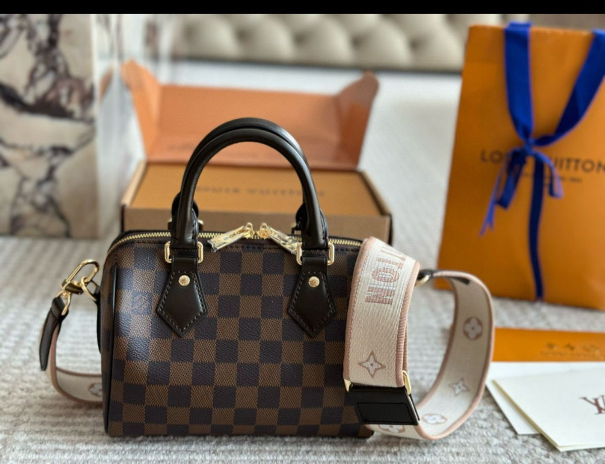 Structured Duffle Style Handbag