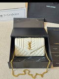 Quilted Chain Clutch Bag