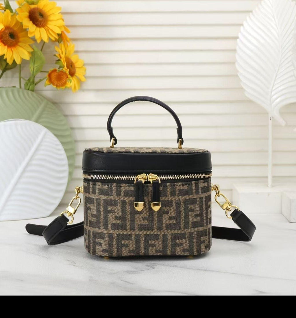 F.Monogram Vanity Case / Luxury Top-Handle Bag