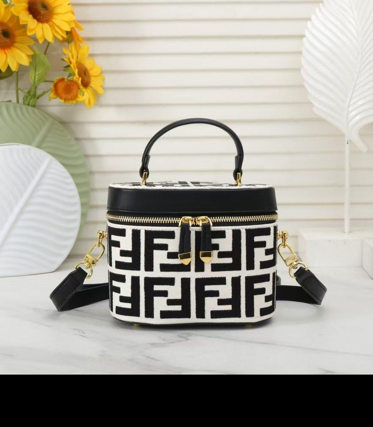F.Monogram Vanity Case / Luxury Top-Handle Bag