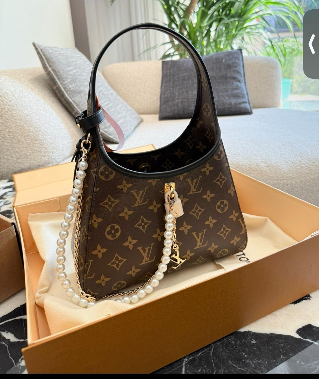 Monogram Handbag with Chain Strap