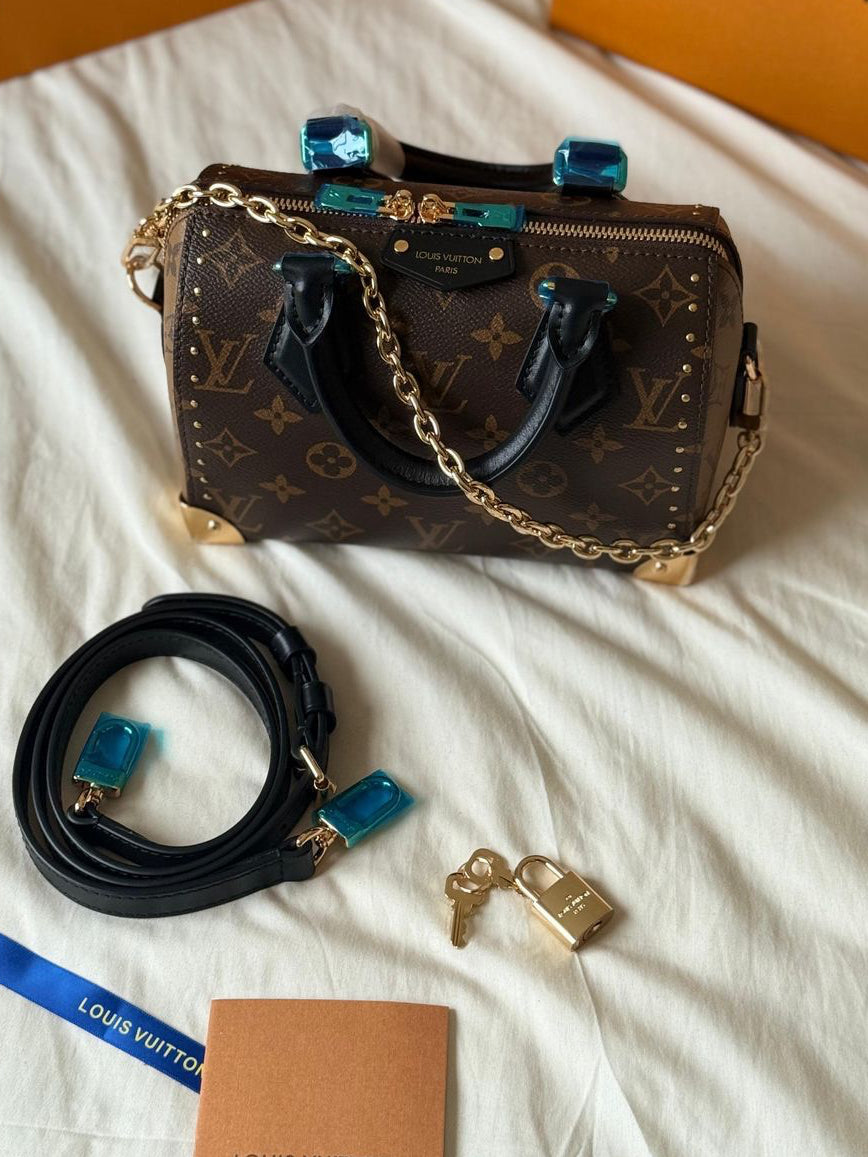 Monogram Handbag with Chain Strap