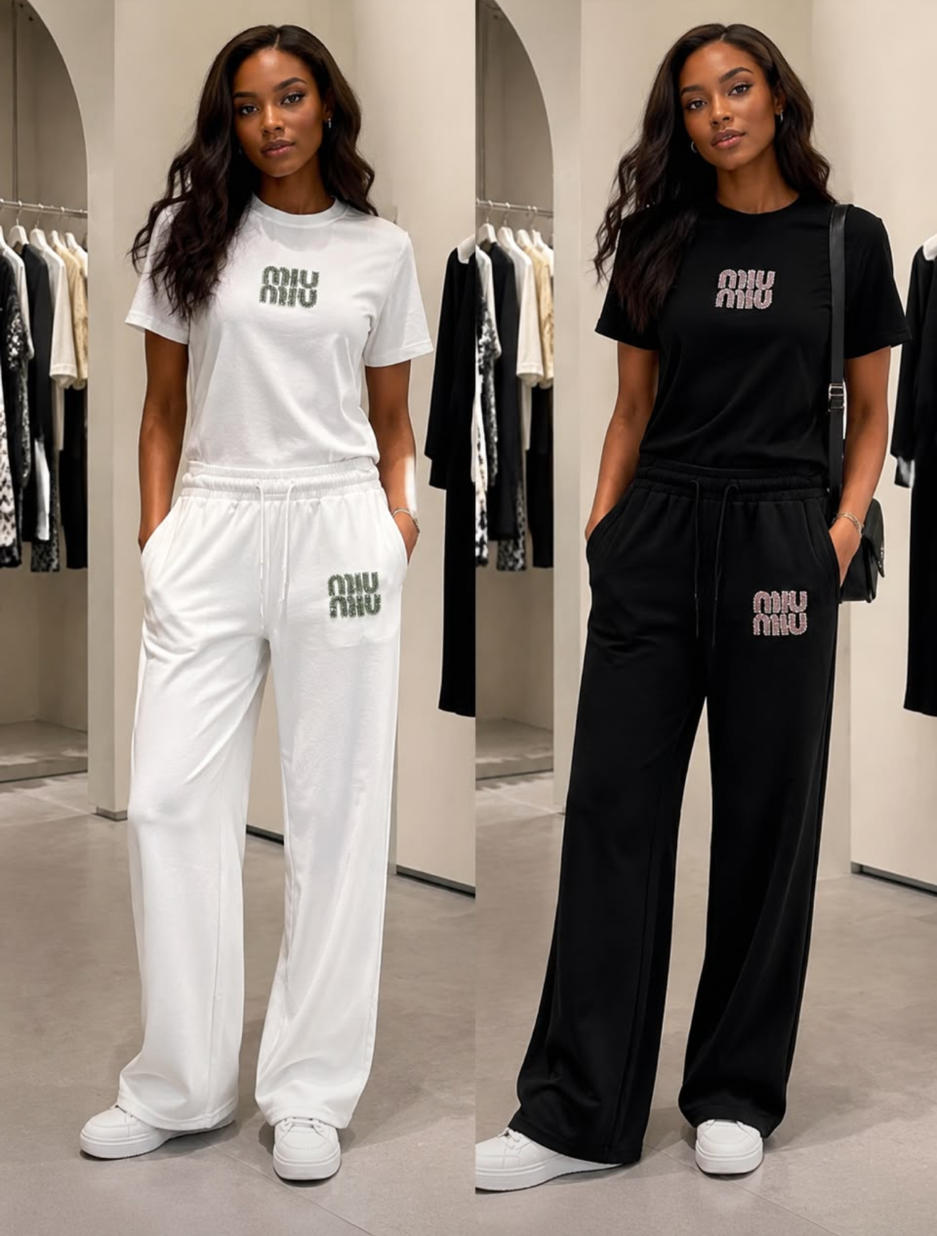 Women’s Casual Logo 2-Piece Pants Set