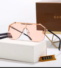 Elegant Rimless Shield Sunglasses