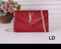 Quilted Chain Wallet / Luxury Designer Crossbody Bag