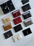 Compact Leather ID and Card Organizer