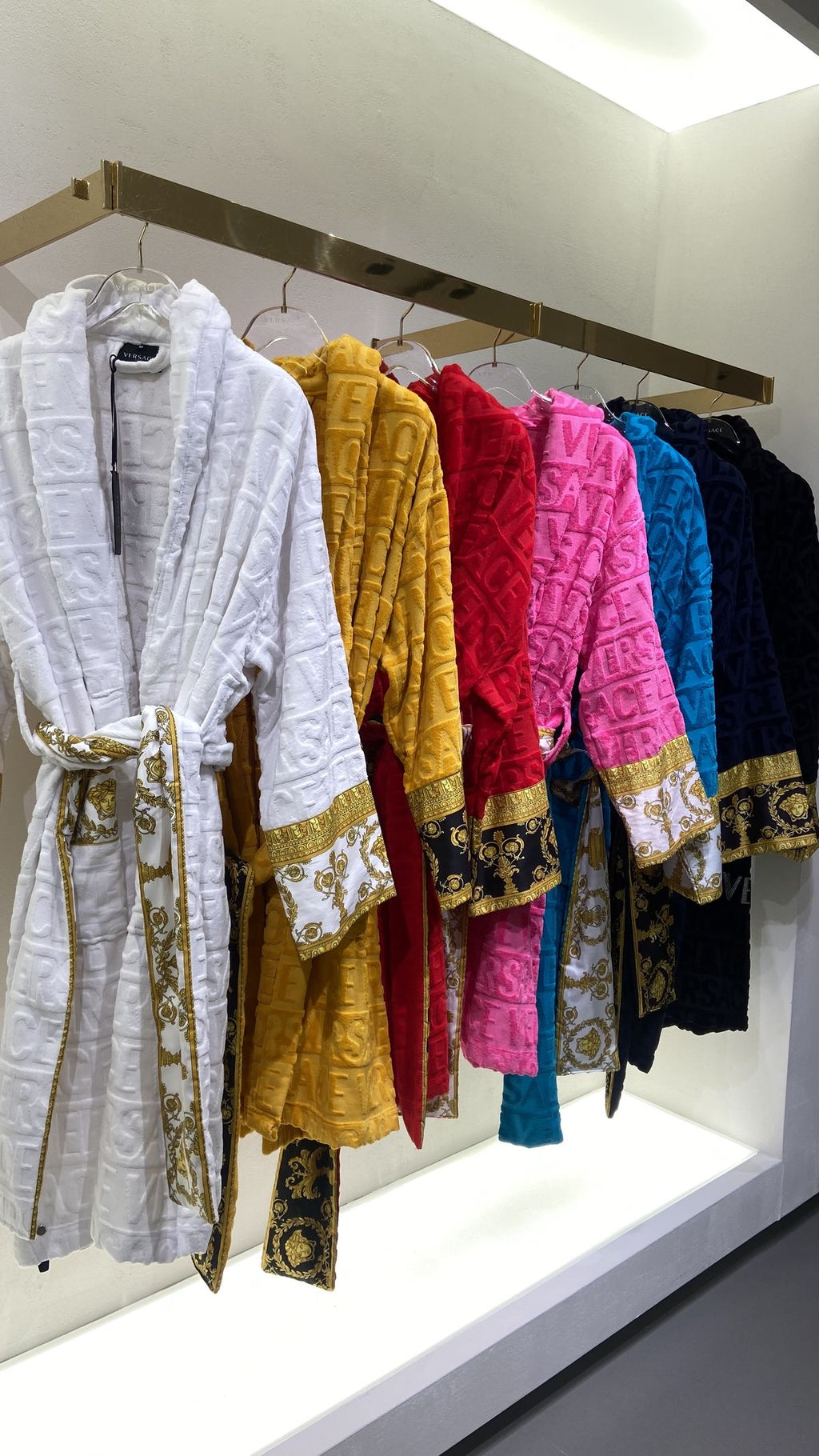 Women’s Luxury Print Satin Robe