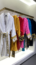 Women’s Luxury Print Satin Robe