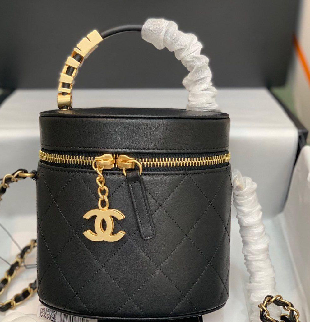 Vintage Style Cylinder Handbag