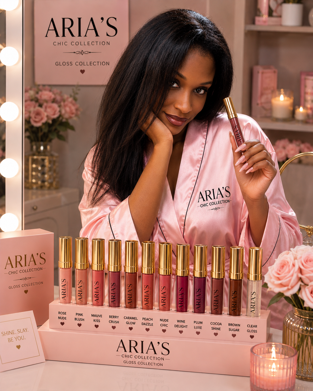 Aria’s Lip Gloss Collection – High Shine & Moisturizing Lip Gloss