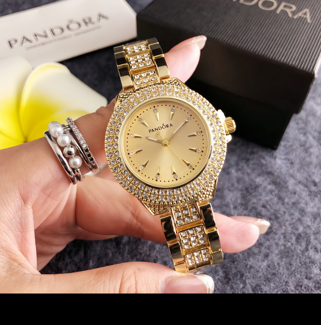 Elegant Rhinestone Women’s Watch – Fashion Bracelet Timepiece
